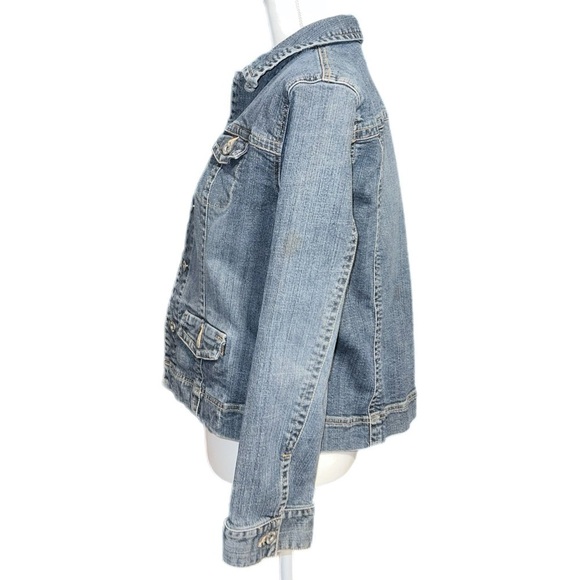 Chicos Platinum Denim - Heavy Weight - Fitted - Size 1 (Traditional Small) - Picture 5 of 10